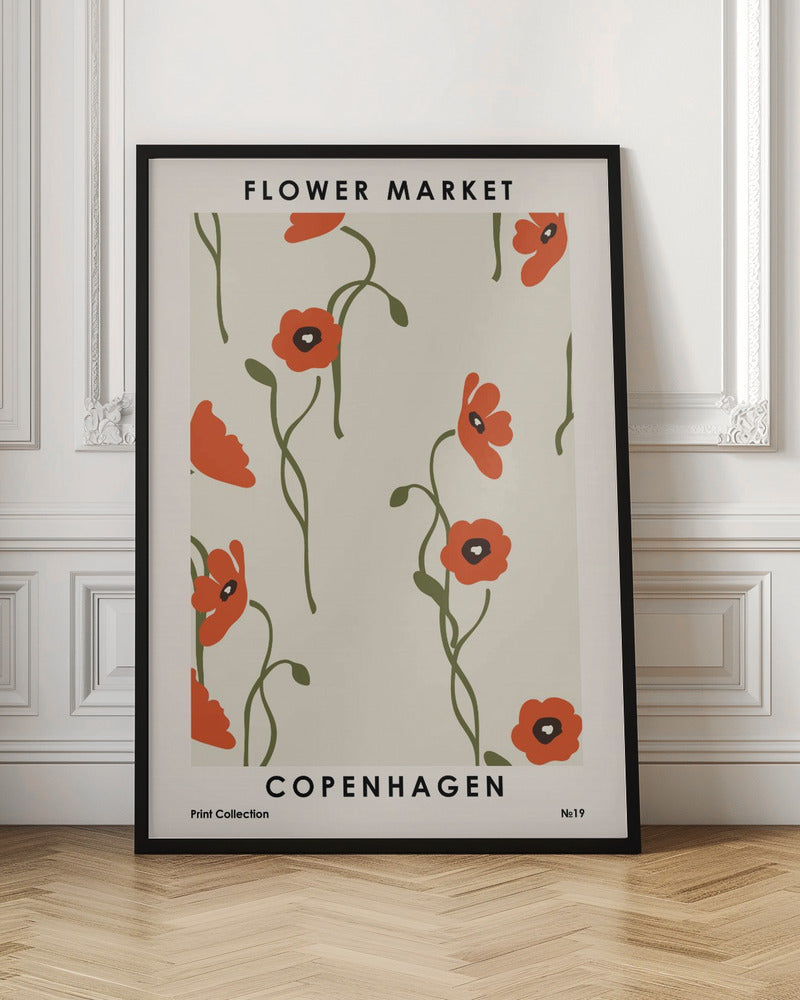 Flower Market Copenhagen - Poster / Art Print
