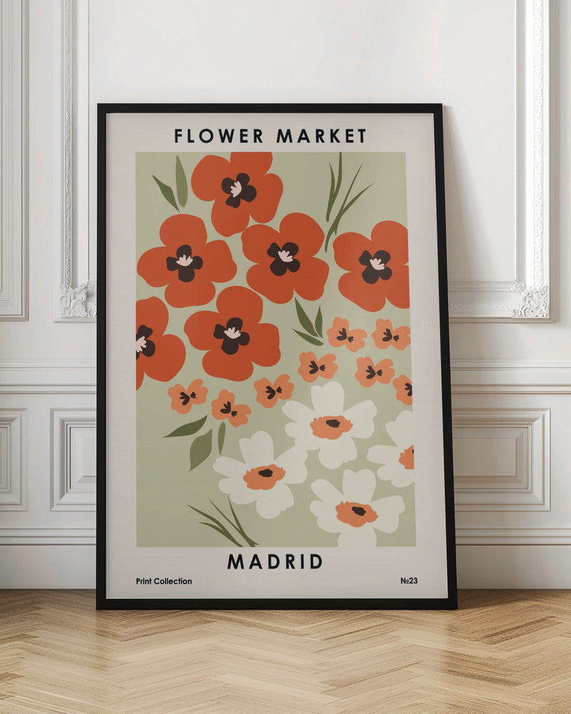 Flower Market Madrid - Poster / Art Print