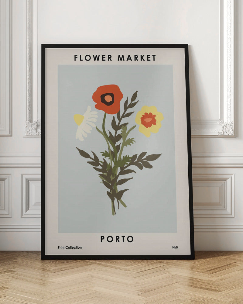 Flower Market Porto - Poster / Art Print