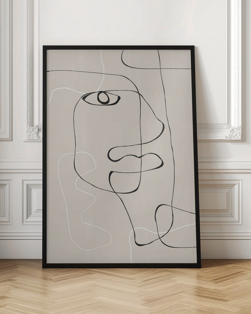Abstract Face No1. - Posters / Art Prints