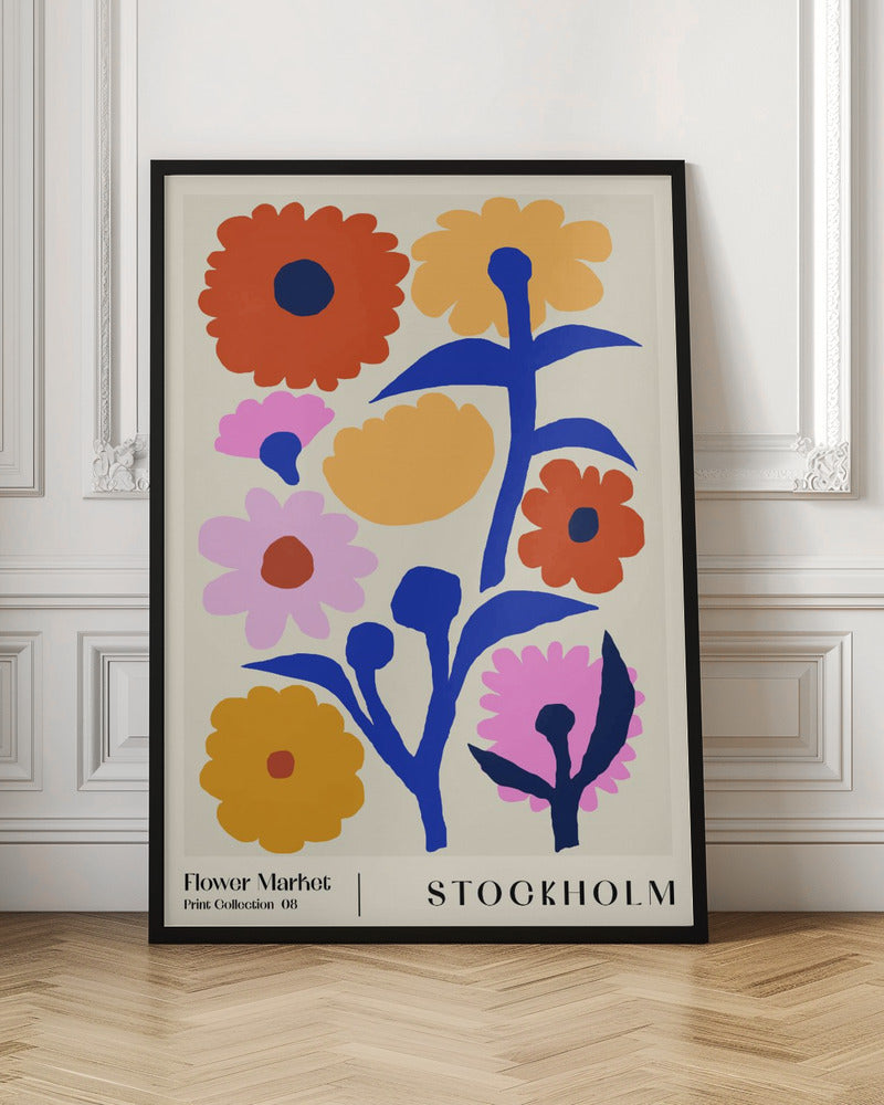 Flower Market. Stockholm - Poster / Art Print
