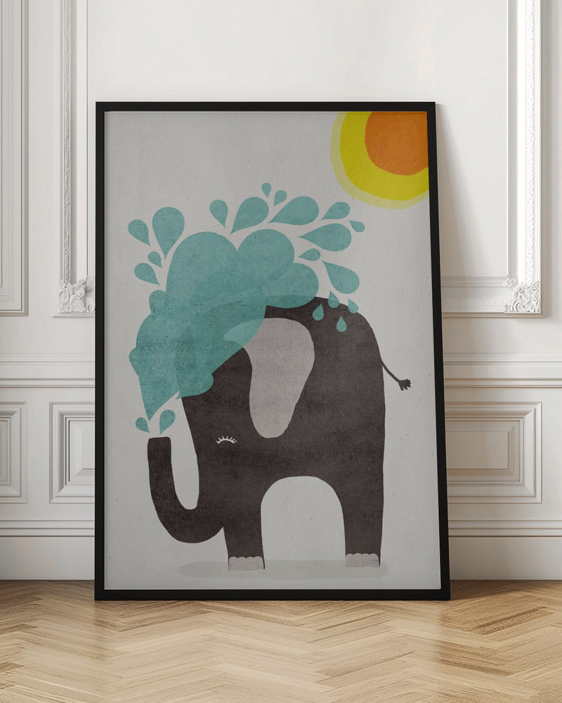 Funny elephant - Poster / Art Print