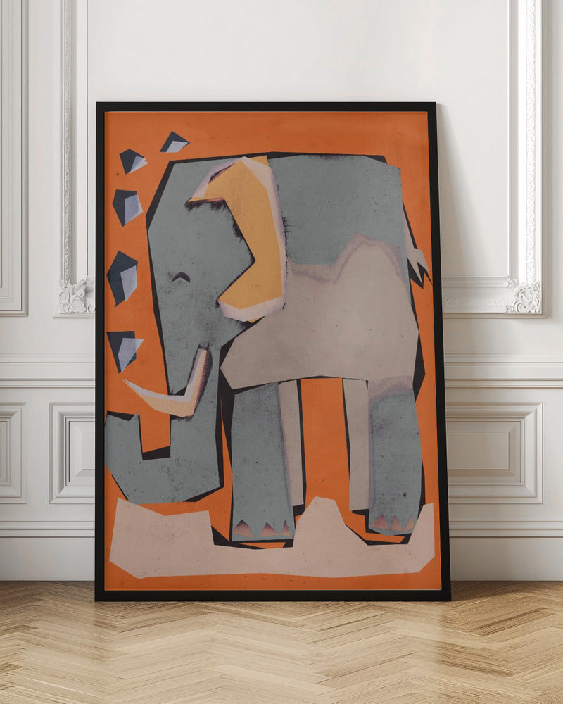 Happy Elephant - Poster / Art Print