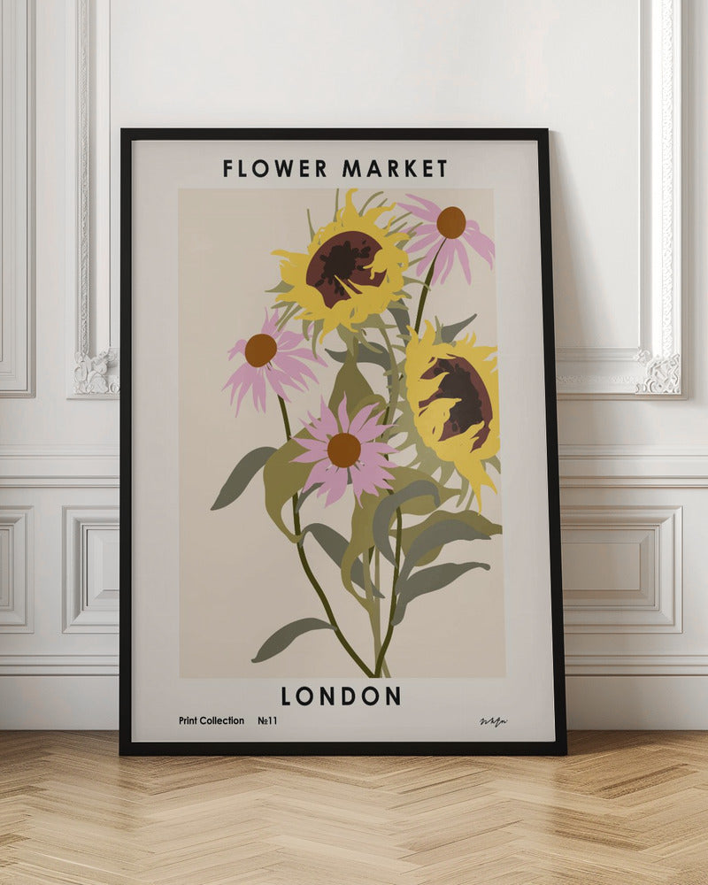 Flower Market. London - Poster / Art Print