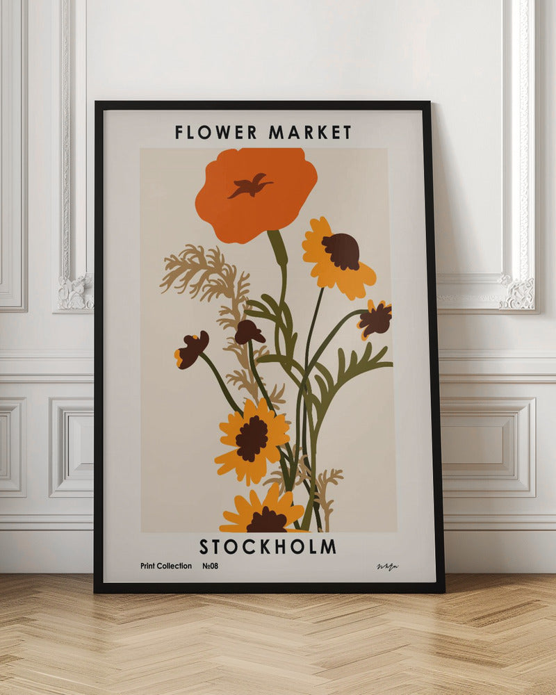 Flower Market. Stockholm - Poster / Art Print