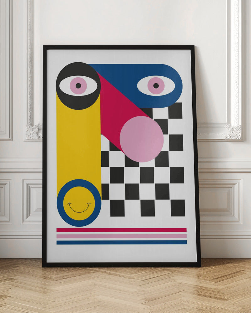 ABSTRACT FACE - Poster / Art Print