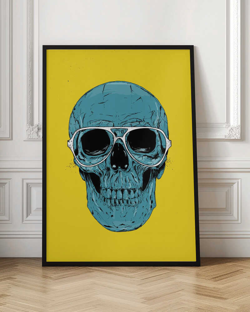 Blue Skull - Poster / Art Print