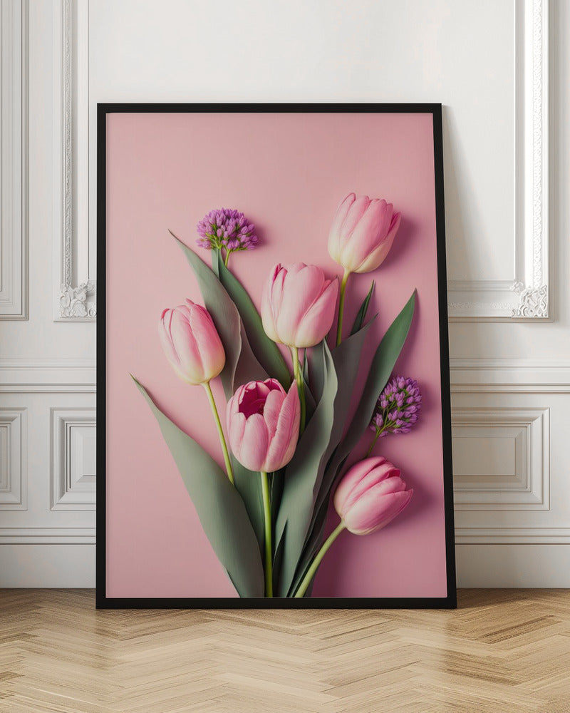 Pink Tulips - Poster / Art Print