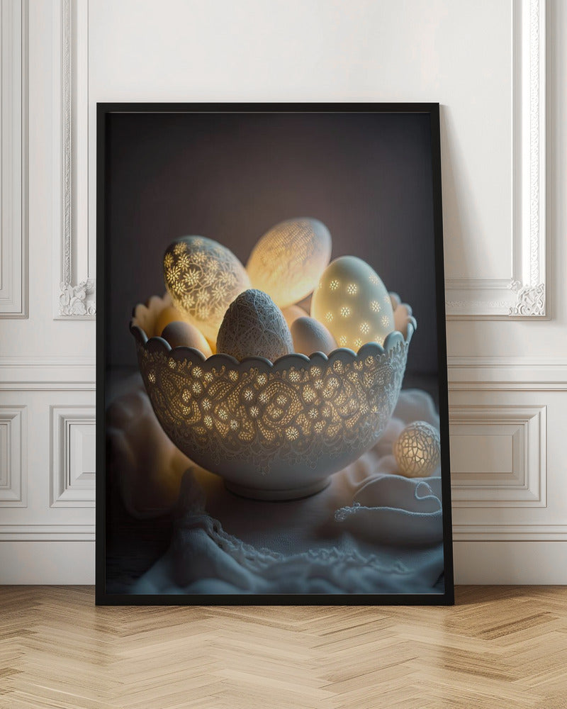 Glowing Eggs - Poster / Art Print