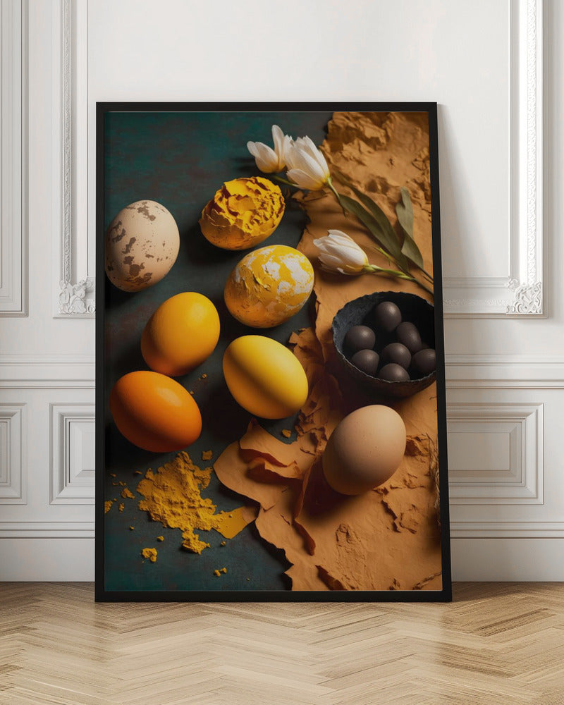 Colored Eggs - Poster / Art Print