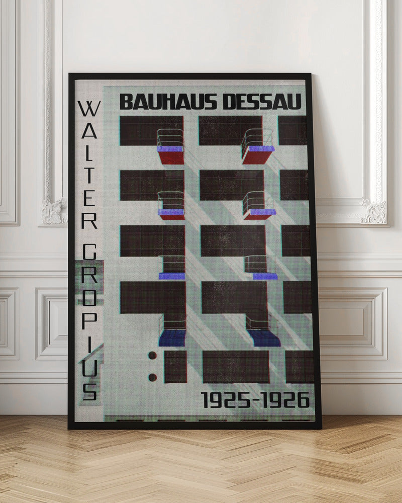 Bauhaus Dessau style IV - Poster / Art Print