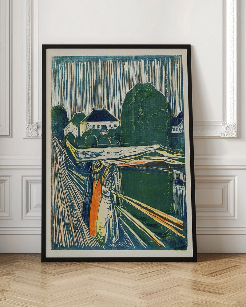 The Girls On The Bridge - Poster / Art Print
