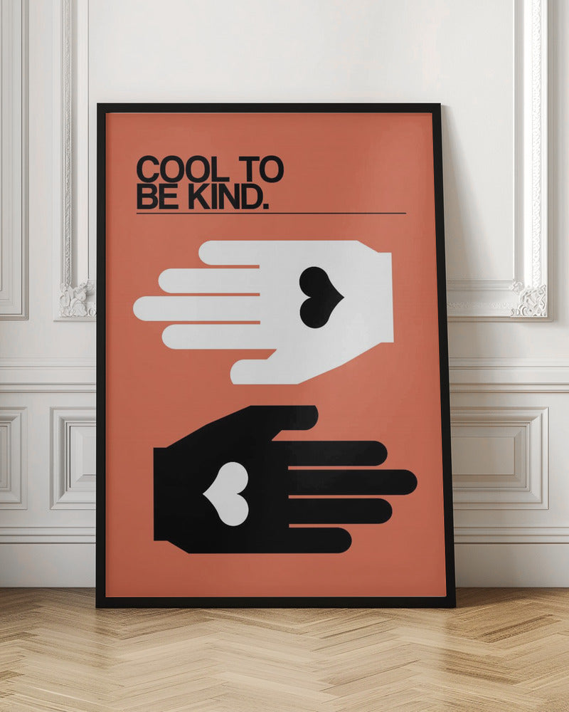 Cool To Be Kind Salmon - Poster / Art Print