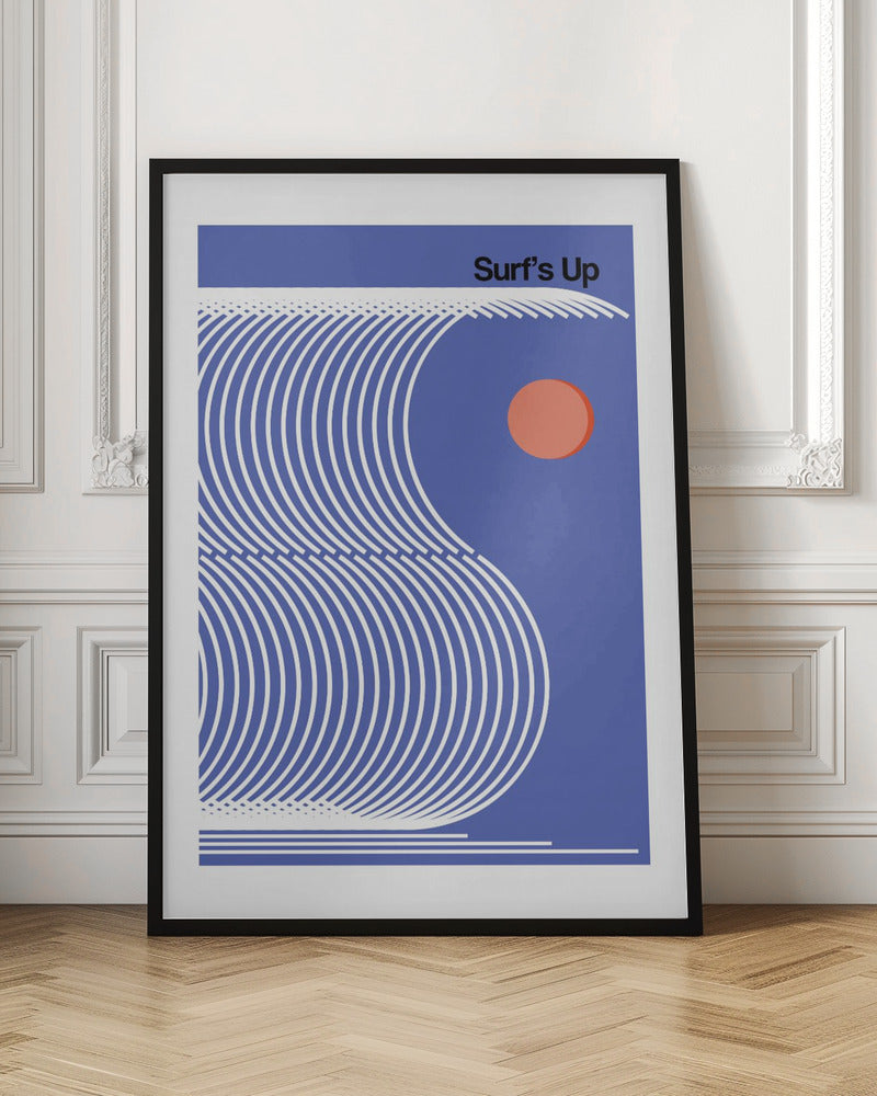 Surf's Up Blue - Poster / Art Print