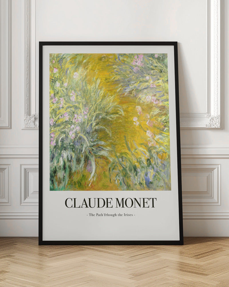 The Path Through The Irises - Poster / Art Print
