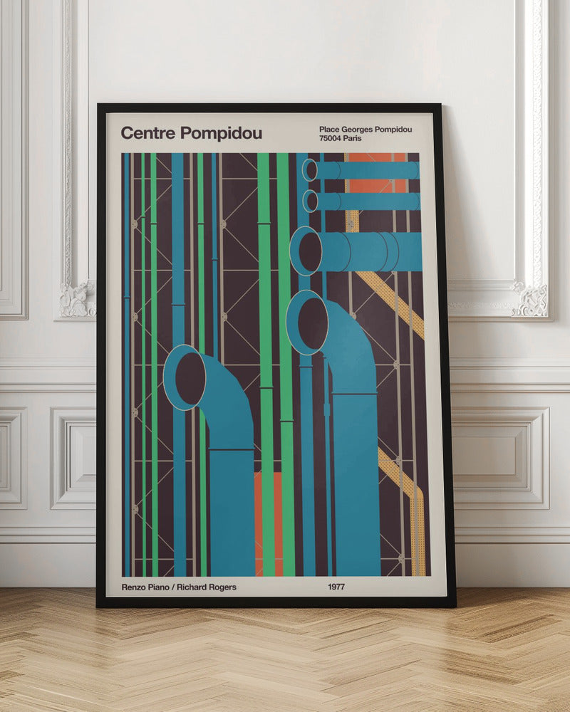 Pompidou - Poster / Art Print