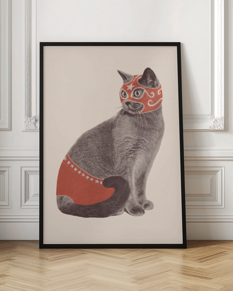 Chat Catcheur - Poster / Art Print