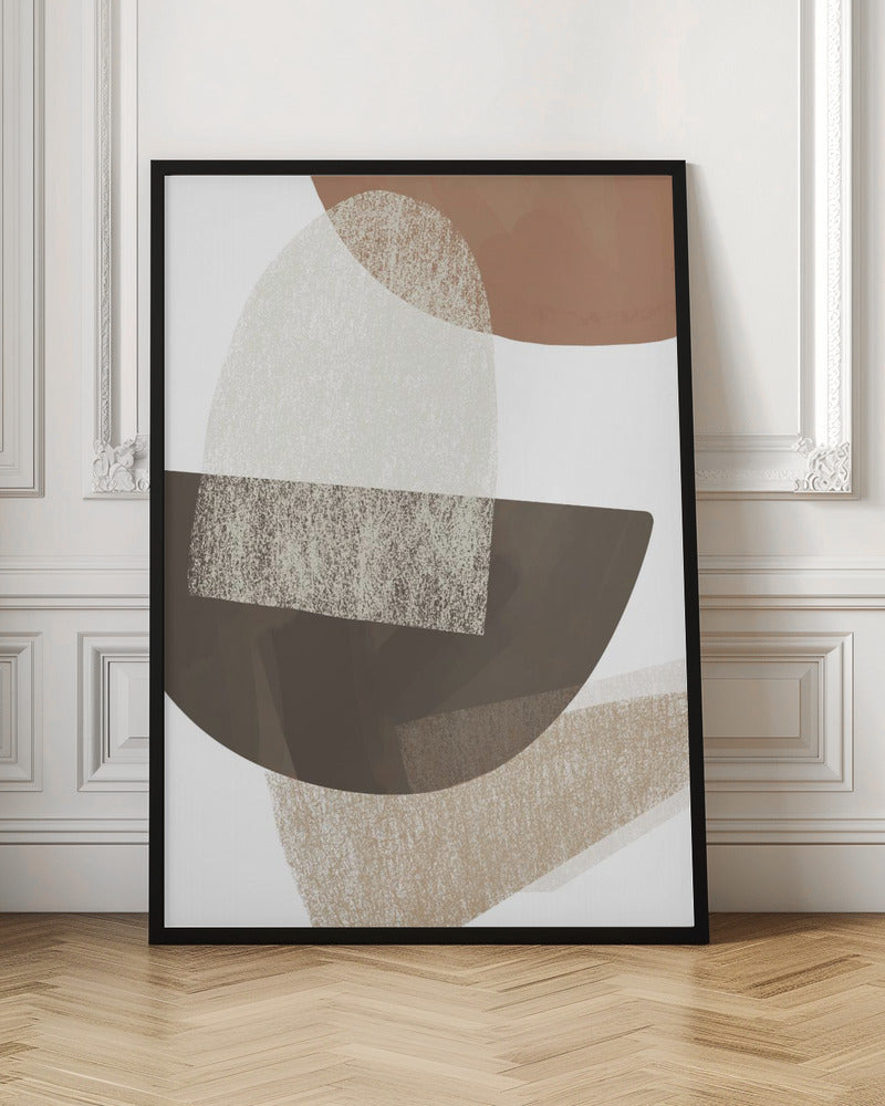 Earth Tone Geometric Art - Poster / Art Print
