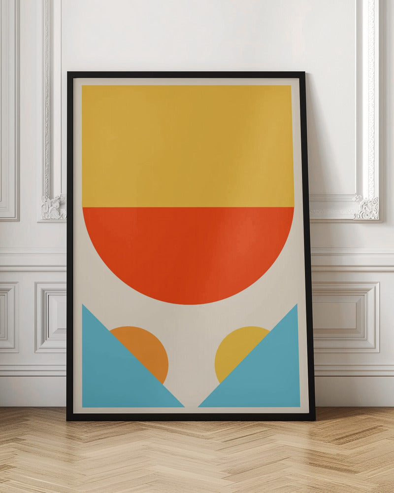 Bright Minimal Shapes Series #1 - Poster / Art Print