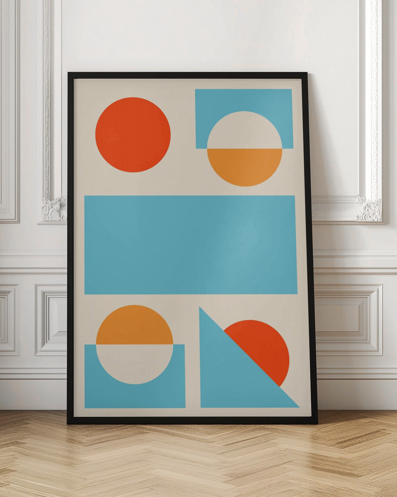Bright Minimal Shapes Series #2 - Poster / Art Print