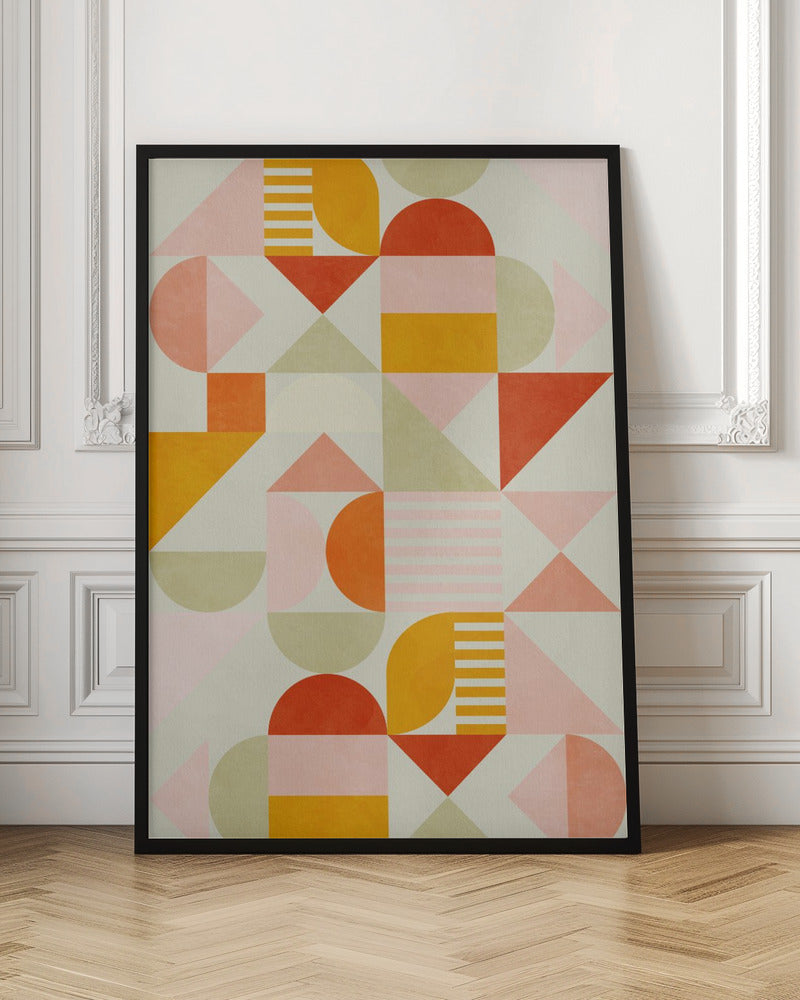 Bauhaus Fun Pastel - Poster / Art Print