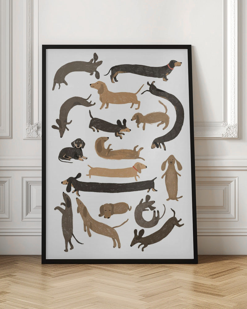 Dachshund Print - Poster / Art Print