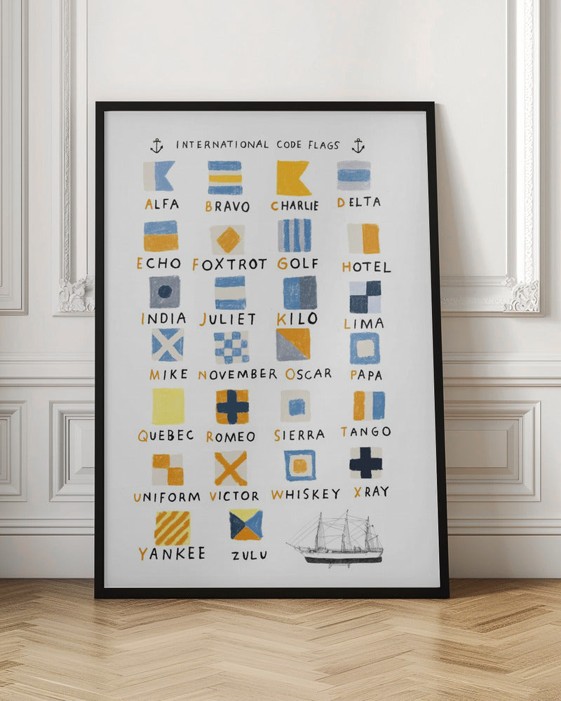 Nautical Flags - Poster / Art Print