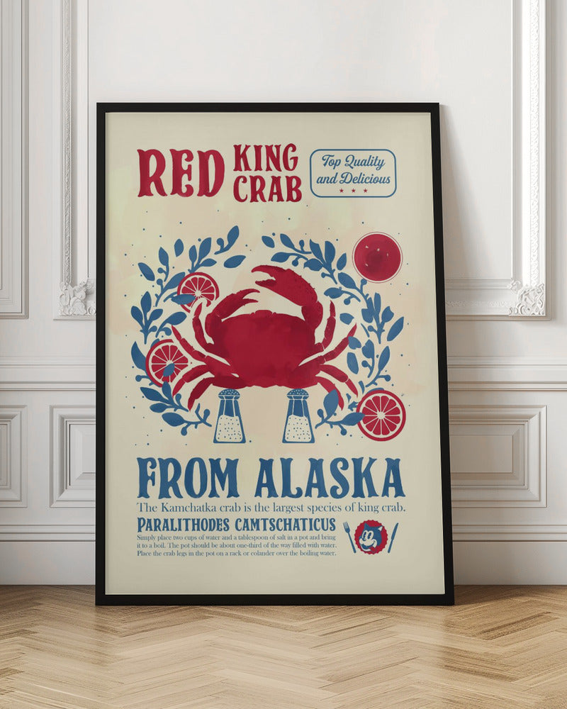 Crab kitchen print - Poster / Art Print