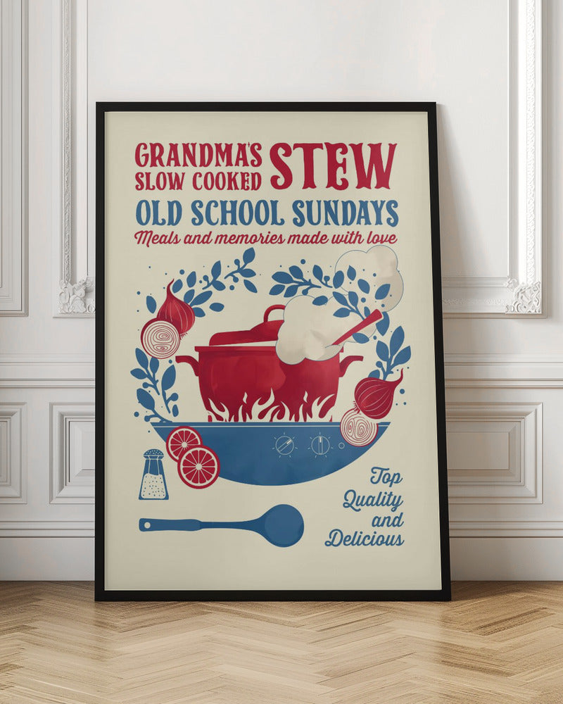 Grandmas Stew kitchen print - Poster / Art Print