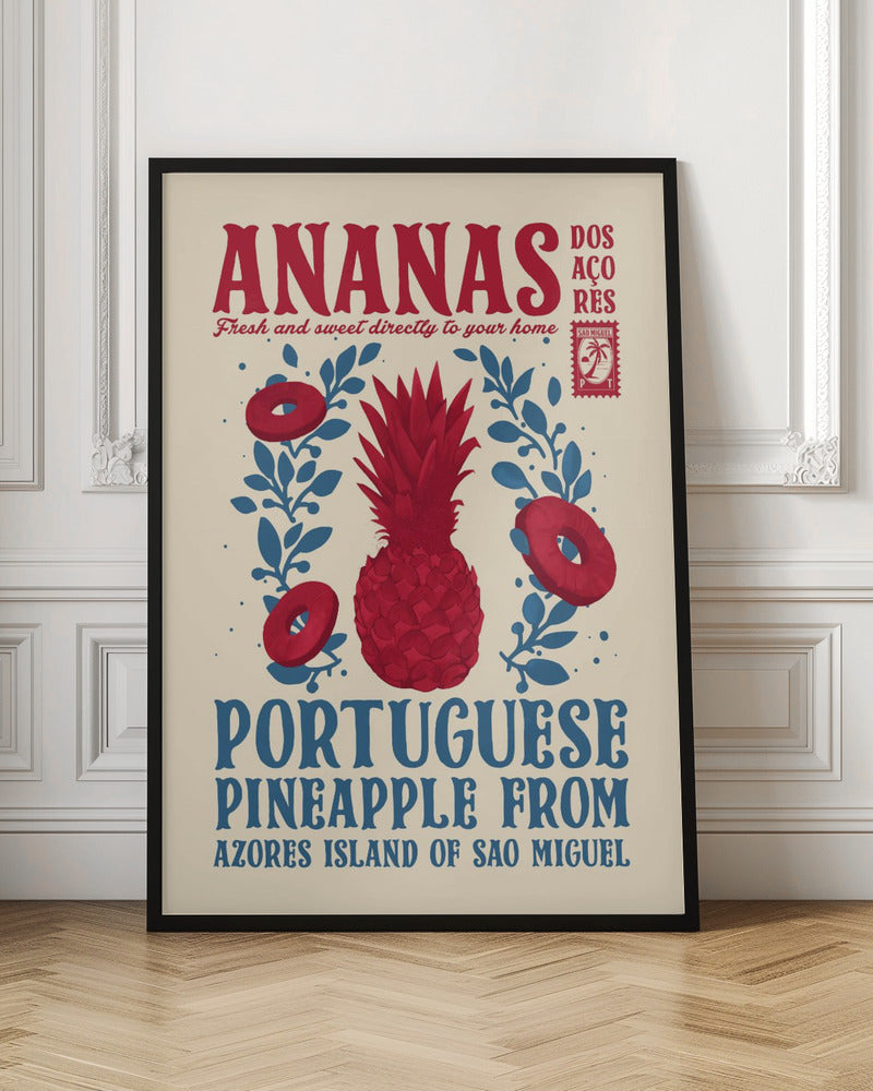 Pineapple kitchen print - Poster / Art Print