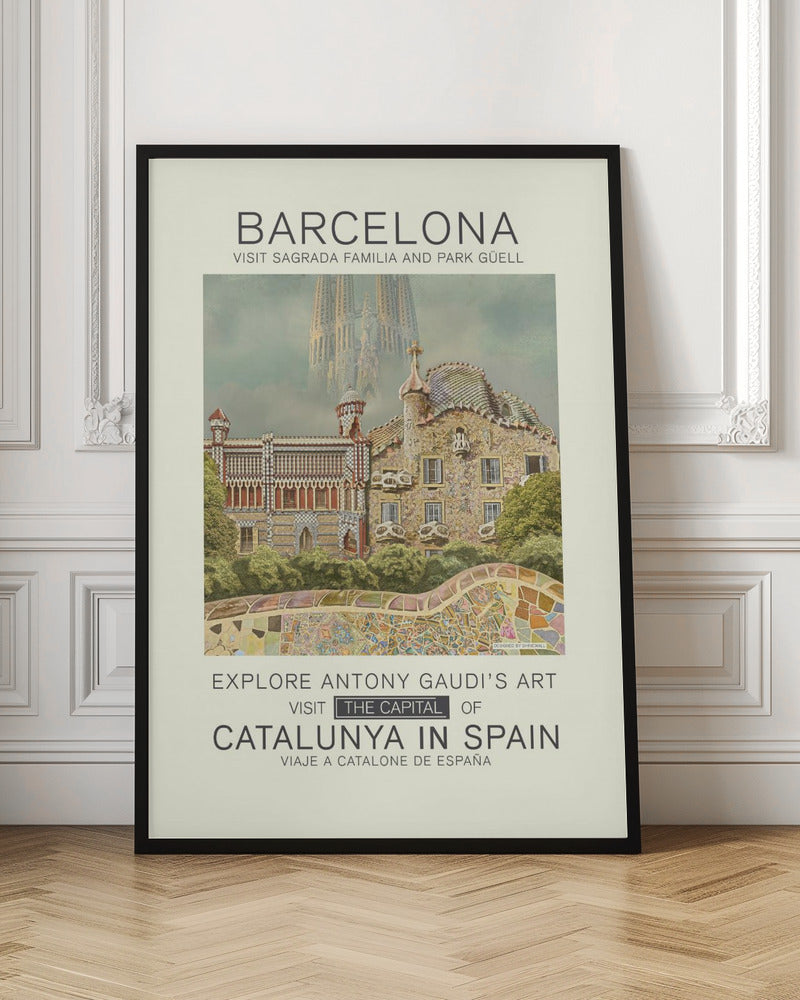Barcelona print - Poster / Art Print