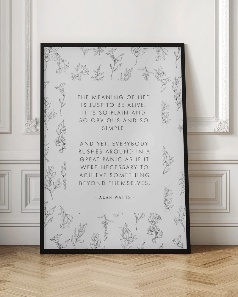Alanwatts - Poster / Art Print