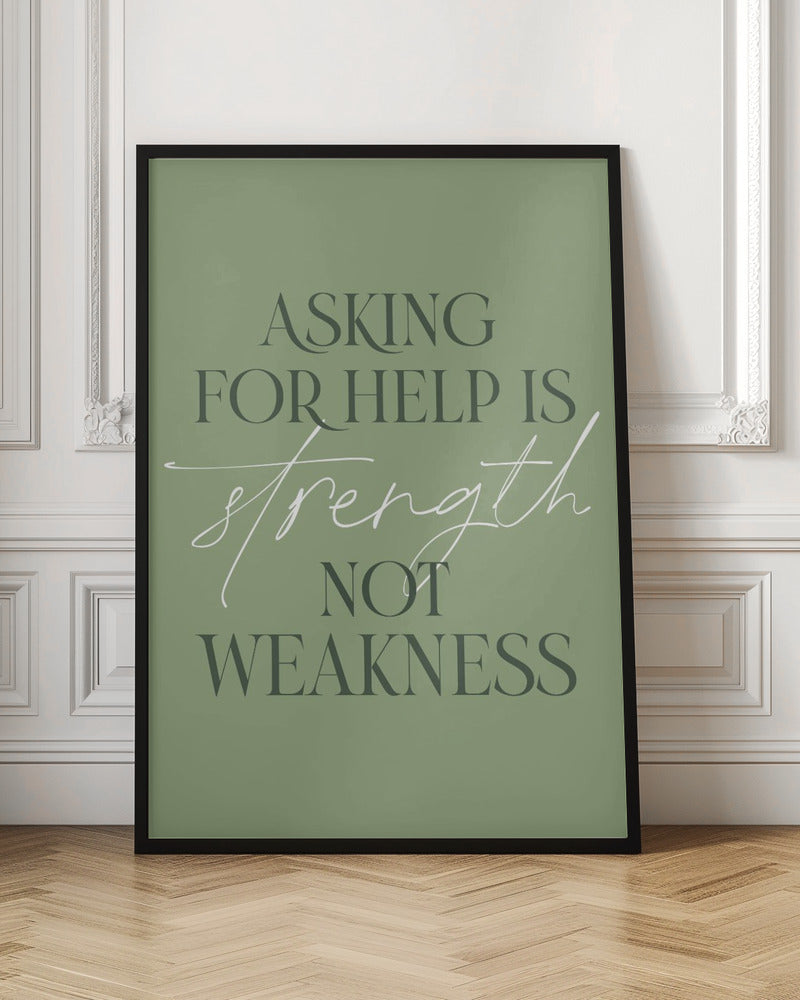 Asking Help - Poster / Art Print