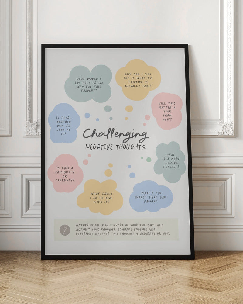 Negative Thoughts - Poster / Art Print