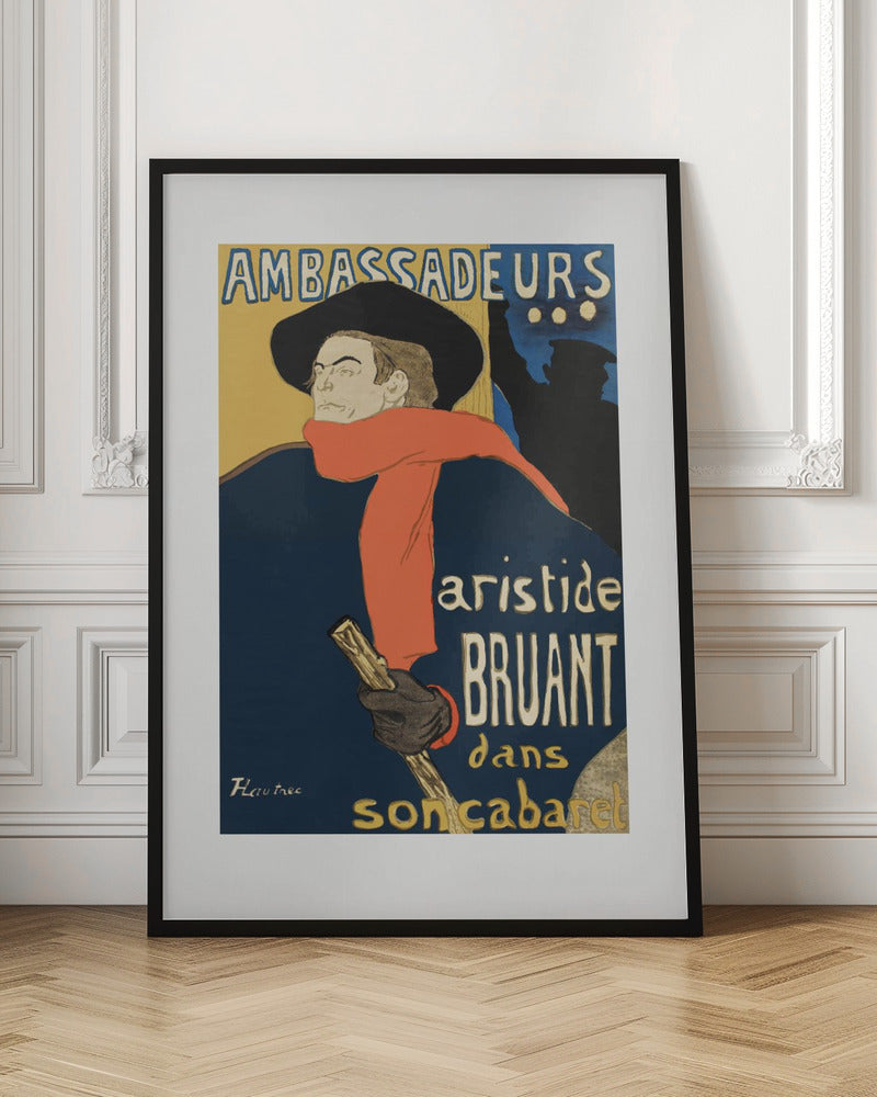 Ambassadeurs Aristide Bruant Dans Son Cabaret (1892) - Poster / Art Print