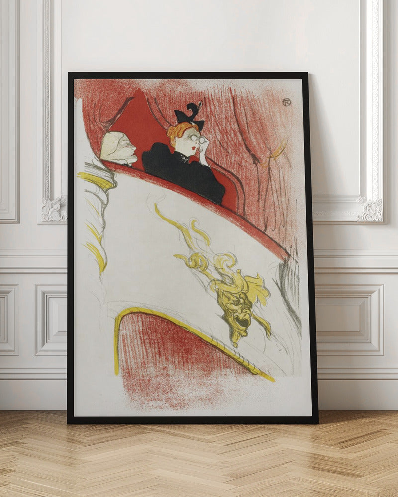 Balcony With a Gilded Grotesque Mask (1894) - Poster / Art Print
