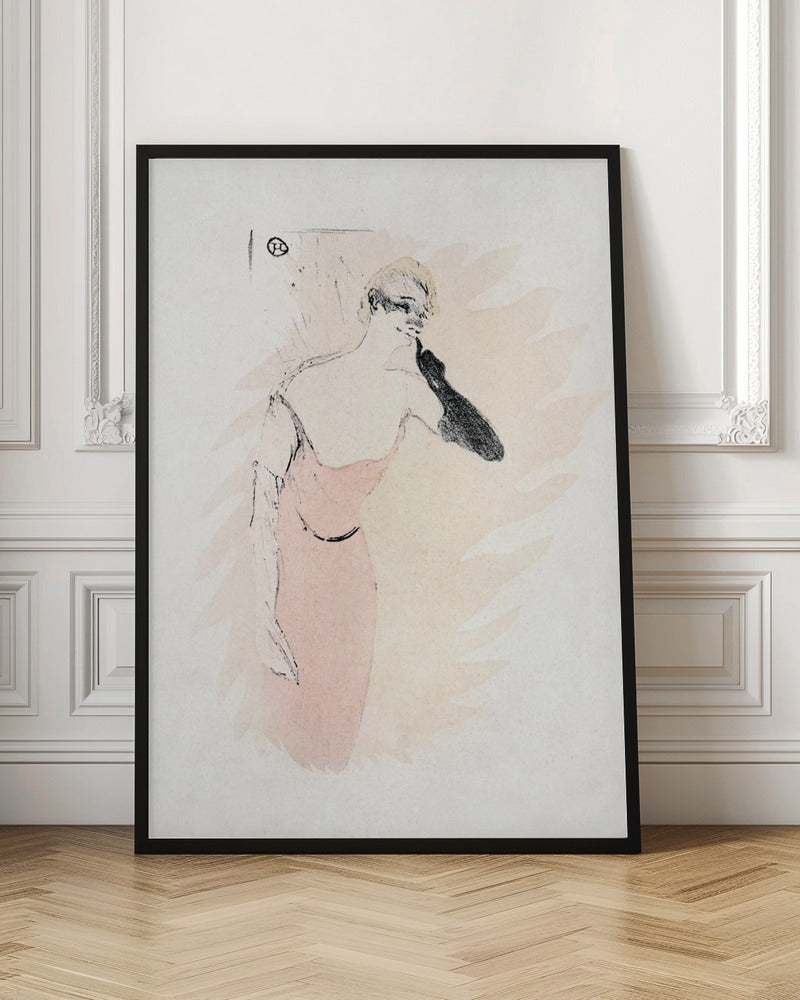 Yvette Guilbert In columbine a Pierrot (1894) - Poster / Art Print