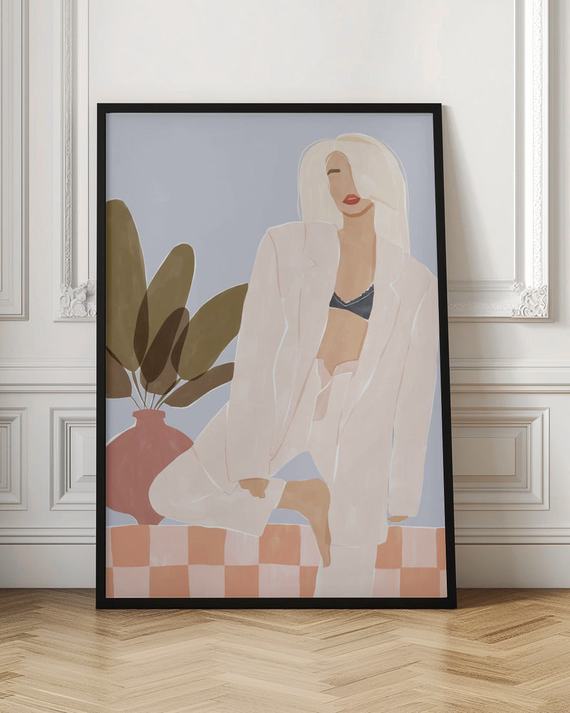 Too Lazy To Yoga - Poster / Art Print