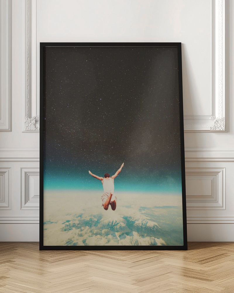 Falling With a Hidden Smile - Poster / Art Print