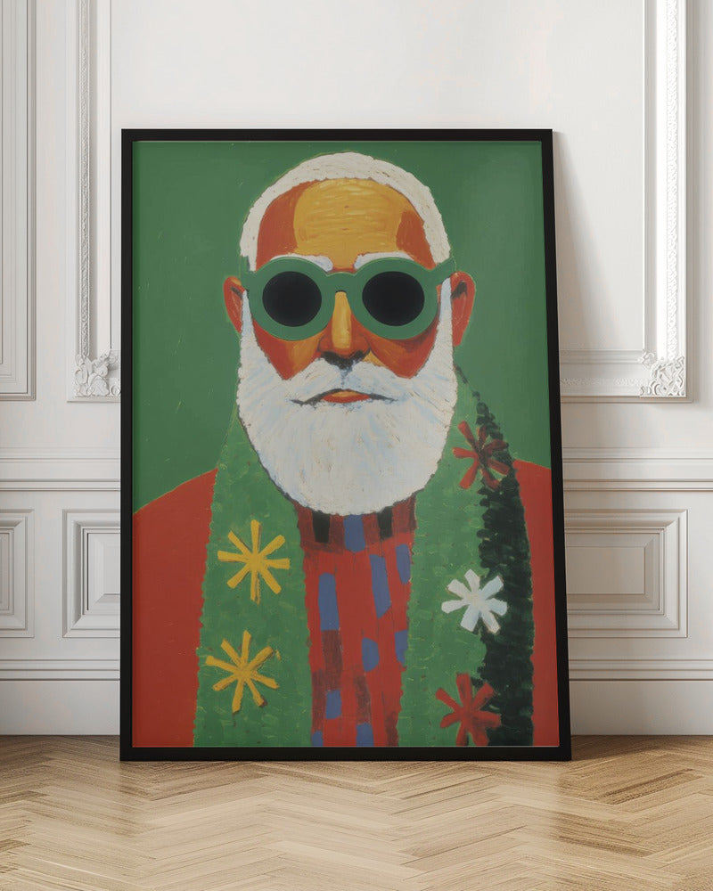 Holiday Santa - Poster / Art Print
