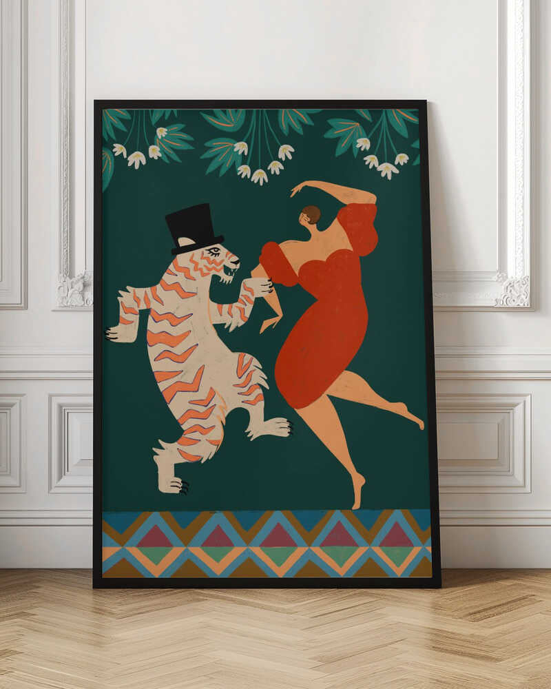 A Date With a Wild Cat - Poster / Art Print