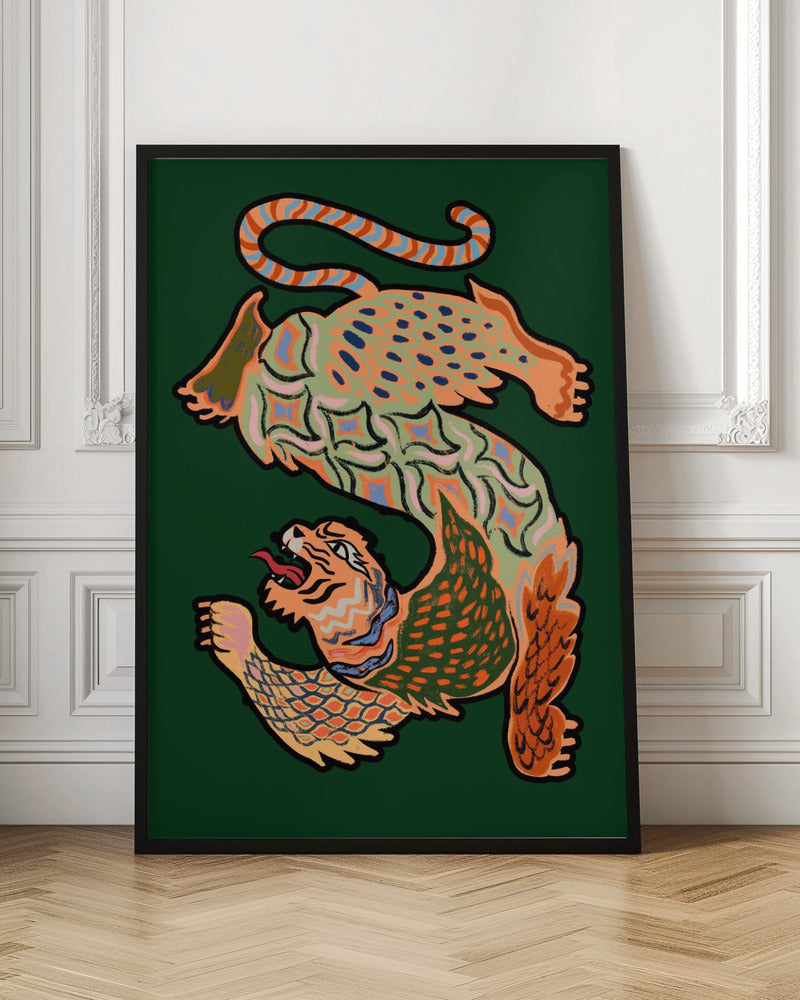 Asiantiger Green - Poster / Art Print