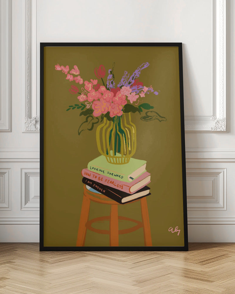 Floral Vase - Poster / Art Print