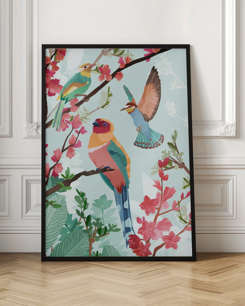 Birds of Summer - Poster / Art Print