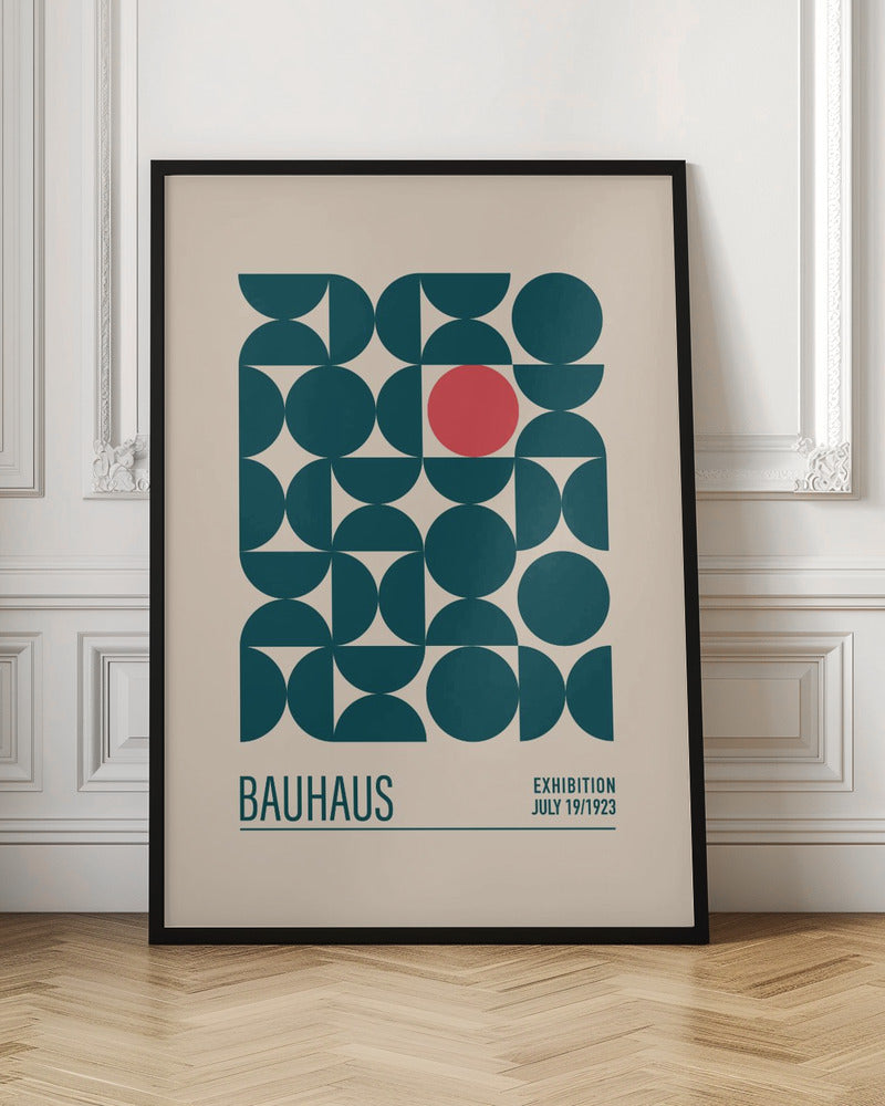 Bauhaus Mavi Kureler - Poster / Art Print