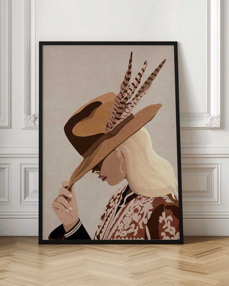 Feathered Elegance - Poster / Art Print