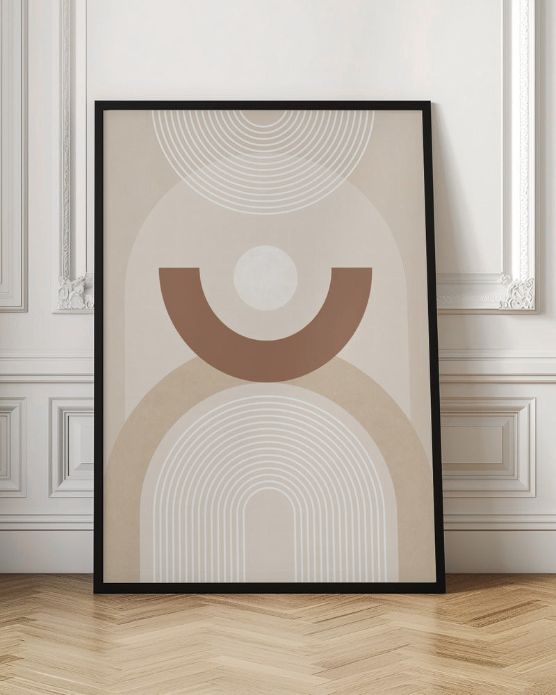 Beige Mid Century Poster No.1 - Poster / Art Print