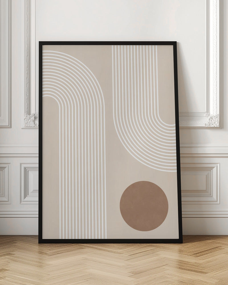 Beige Arc Poster No.1 - Poster / Art Print