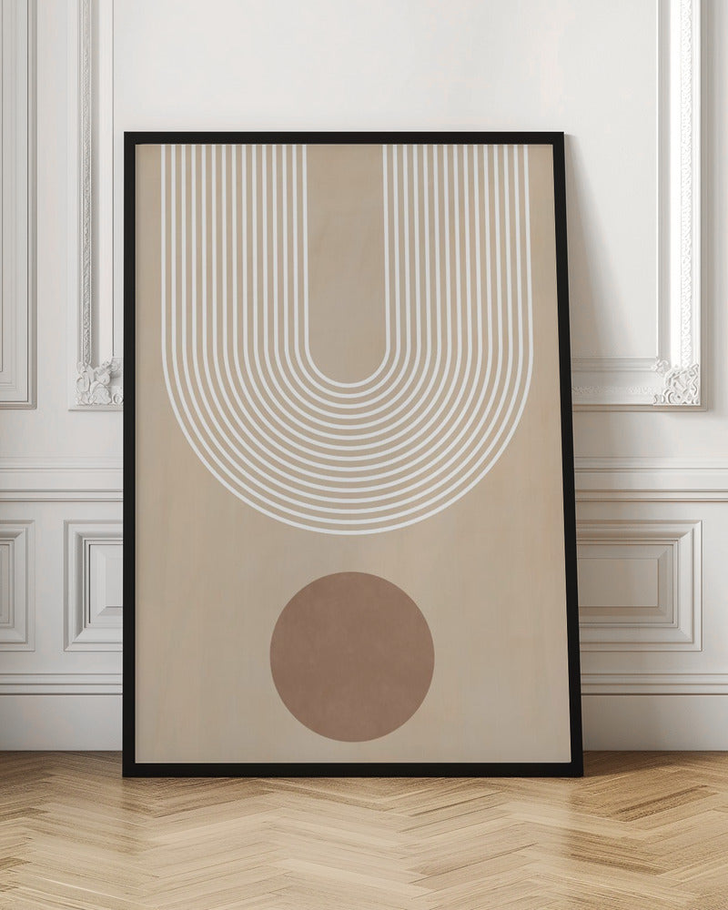 Beige Arc Poster No.3 - Poster / Art Print