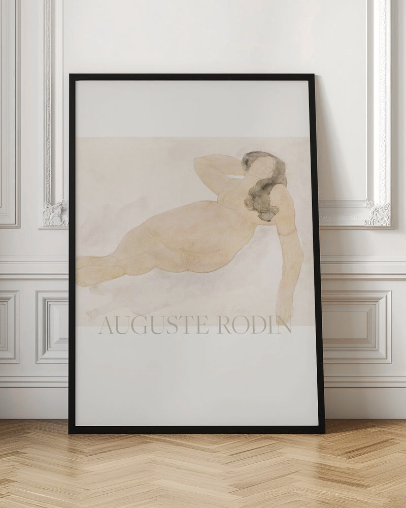 Study of a Nude (lying On Side) - Poster / Art Print